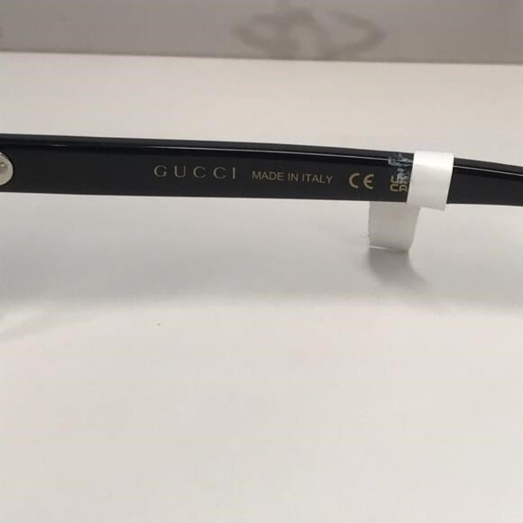 New Authentic Black Rectangular Sunglasses GG1369S 001 - Picture 6 of 10